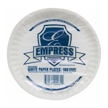 Rj Schinner 100CT 6 Paper Plate E30200 00064